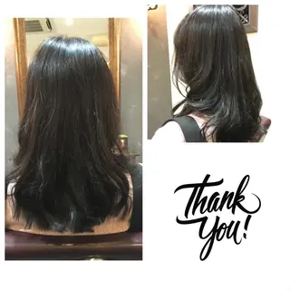 セミロング FOUR SQUARE所属・田村 勝寿のヘアスタイル