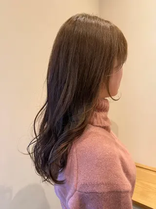 ロング カラー ‎🤍江坂 ハヤシアヤナ‎🤍のヘアスタイル