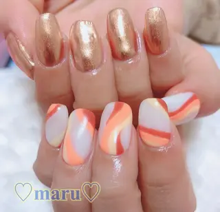 ネイル まるみ ♡のネイルデザイン