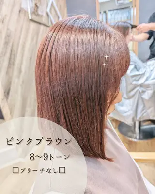 ミディアム カラー 大人かわいい💎ツヤ ✧亜美︎✧我孫子のヘアスタイル