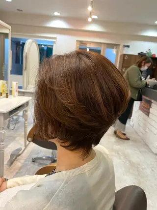 ショート 《酸性》矯正特化 SHIN亀井 真のヘアスタイル