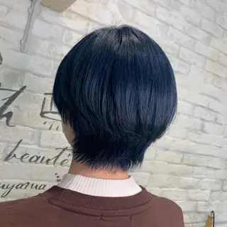 ショート カラー EARTH  紫竹山 🦋本間未来🦋のヘアスタイル