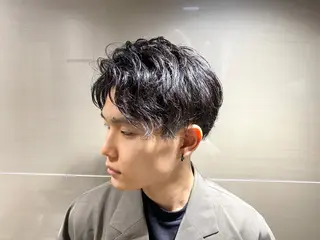 ミディアム メンズ HIRO GINZA 池袋東口店所属・林田 龍明のヘアスタイル