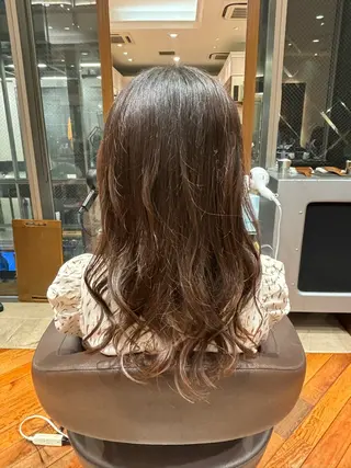 ロング 上野 七奈穂のヘアスタイル