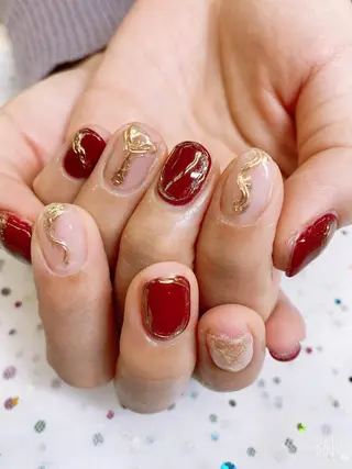 ネイル 🦋ネイルサロン ブラン🌈ゆりのネイルデザイン