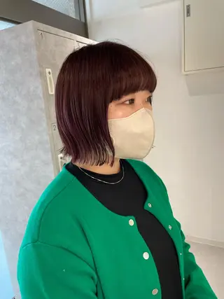 ミディアム カラー ヘアアレンジ スズキ シオリのヘアスタイル