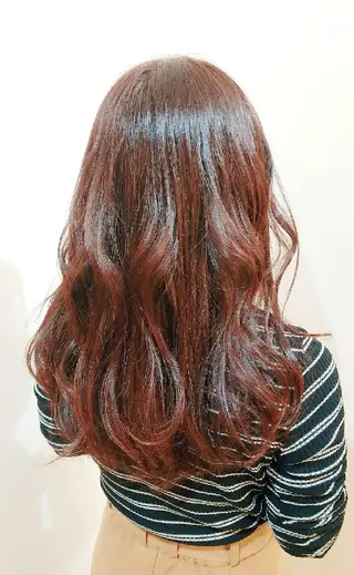 ロング カラー 🇰🇷透明感×ハイ トーン🌟tomoのヘアスタイル