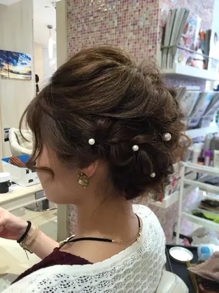 ヘアアレンジ 堀井 猛史のヘアスタイル