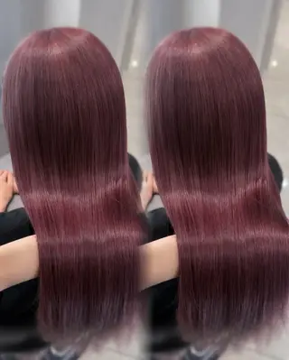 ロング ハイトーン/ミルク ティー🤍reinaのヘアスタイル