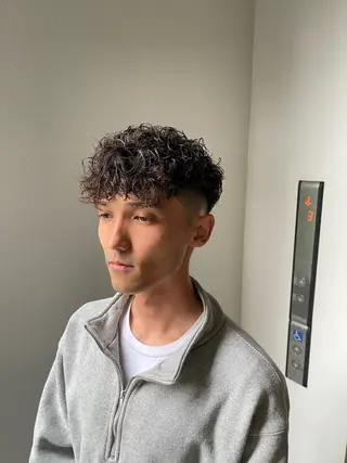 パーマ メンズ メンズパーマ 北原寿樹のヘアスタイル