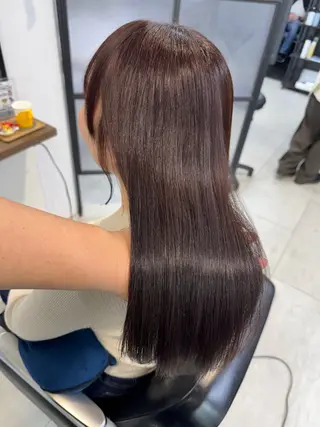 セミロング カラー 湘南パーマ髪質改善 職人　HIROKIのヘアスタイル