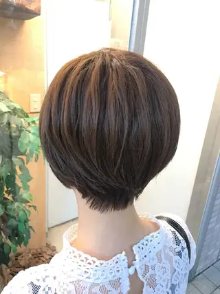 ショート カラー Agu  hair rupia 金沢店所属・金沢美容室/ 艶髪/夜営業/JINのヘアスタイル