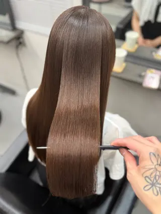 ロング XYZ新宿所属・縮毛矯正/韓国 /店長/KANATOのヘアスタイル