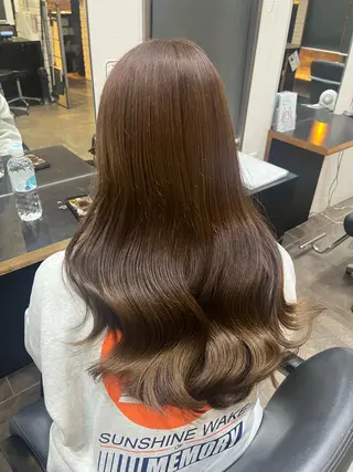 ロング カラー 堺 未来のヘアスタイル