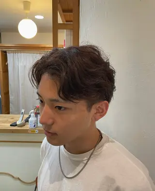 メンズ ✨ショート/パーマ✨ たなかひろとのヘアスタイル