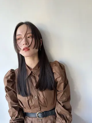 ロング カラー 透明感カラー/ 髪質改善/サクラ🌸のヘアスタイル