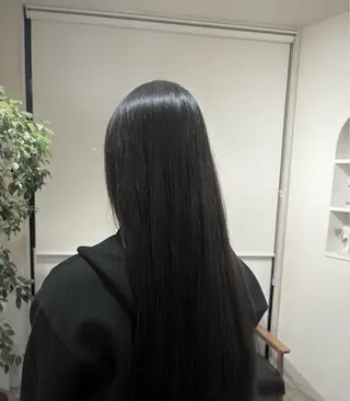 ロング はしもとひより/ 艶カラー/ストレートのヘアスタイル