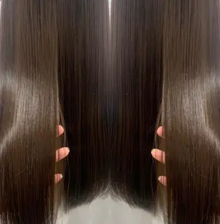 ロング ボブ/美髪矯正 /佐藤　奈巳のヘアスタイル