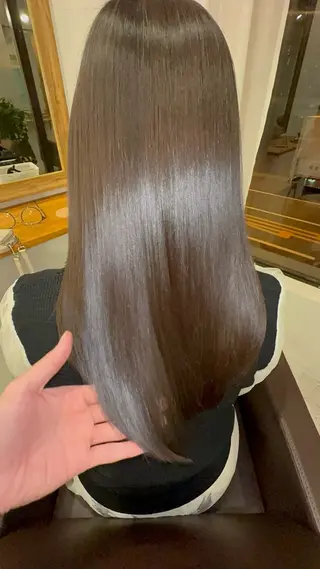 ロング モテ髪作ります✨ 九十九渚のヘアスタイル