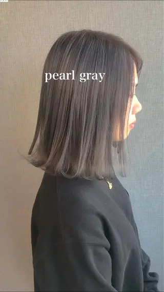 ミディアム カラー Selenehair 三条本店のヘアスタイル