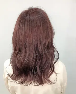 カラー Sherry/R 三川町 ayakaのヘアスタイル