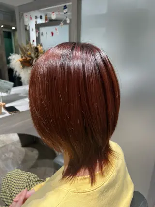ミディアム ced下赤塚店／うる 艶ヘアカラー🦋のヘアスタイル