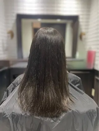 ロング カラー 波巻き、ツイスト パーマモデル募集中のヘアスタイル