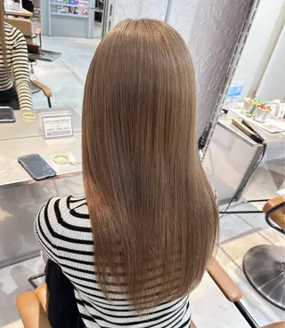 ロング カラー 🦋韓国ヘア💙 RUNAのヘアスタイル