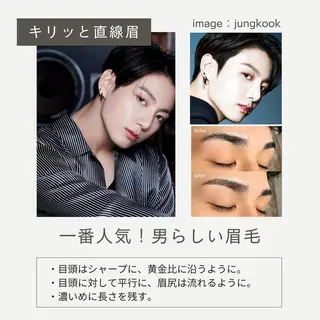 アイブロウ 松嶋 心斎橋/メンズ眉毛の眉毛・アイブロウイメージ