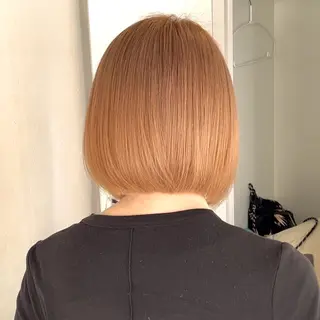 ショート カラー ボブ/韓国ボブ/ブリ ーチ/鈴木康平のヘアスタイル