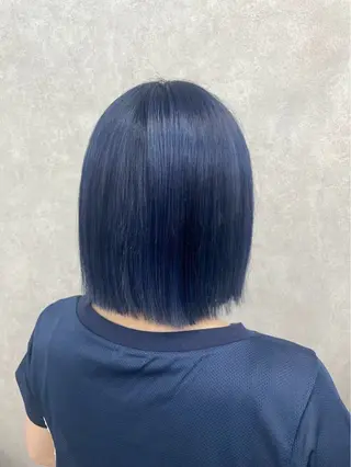 ミディアム カラー UNBLEACH ブリーチカラーのヘアスタイル