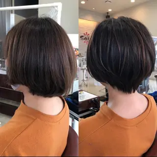 ショート カラー パーマ メンズ キッズ マツエク・マツパ sara 荒井店のヘアスタイル