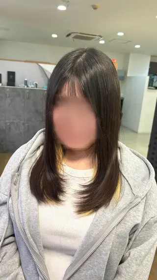 セミロング ❄️艶カラー/レイヤ ー/ボブ/mao❄️のヘアスタイル