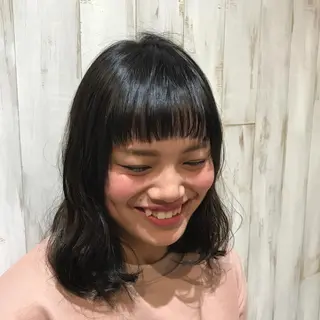 ミディアム 庄司 美佑樹のヘアスタイル