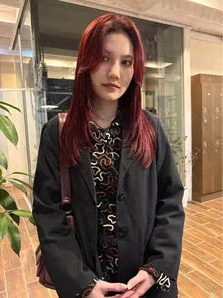 ロング 松野 心音のヘアスタイル