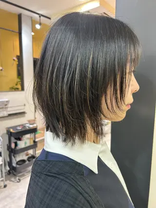 ショート カラー hub hair レイヤー/透明感のヘアスタイル