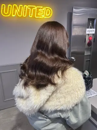 カラー 🥀韓流暖色ヘア 🥀yuzukiのヘアスタイル