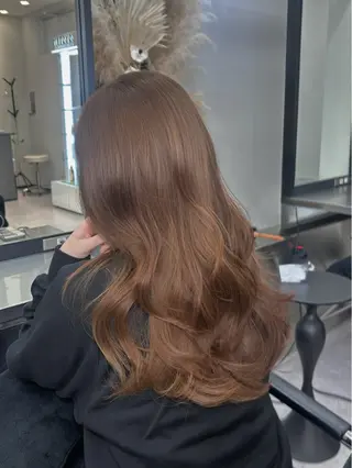 ロング カラー Ardore 韓国風カラー大阪のヘアスタイル