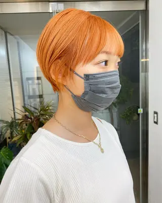 ショート カラー パーマ ヘアアレンジ メンズ 【池袋/スパイキー ショート】ⓝⓘⓜⓤのヘアスタイル