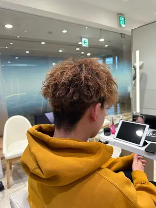 パーマ メンズ 波巻パーマ/毛流れ パーマ☘️りゅうせいのヘアスタイル