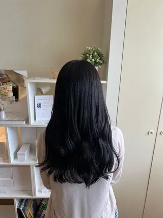 ロング カラー 竹添 有梨沙のヘアスタイル