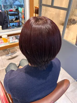 ショート カラー 🦋ヘアメ🦋カット HIBIKIのヘアスタイル