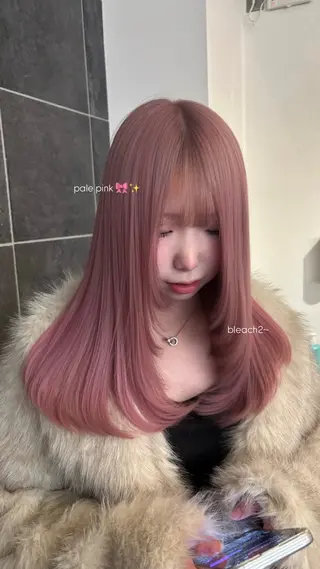 ロング カラー ふうか 心斎橋美容室のヘアスタイル