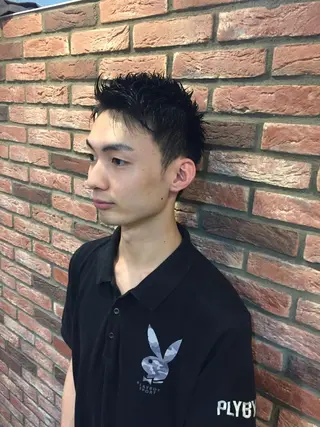 ショート グレイスフルバーバープラチナム六本木店所属・六本木メンズヘア 大橋勇貴のヘアスタイル