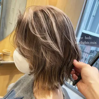 ショート カラー 🌈艶ハイトーン🌈 心を込めます🤝涼介のヘアスタイル