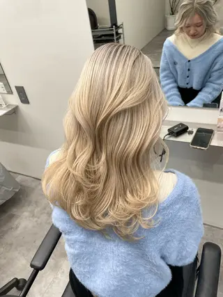 セミロング 韓国ヘア/レイヤー 🇰🇷/艶髪/長橋のヘアスタイル