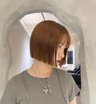 ミディアム 横浜/ショート/ レイヤーカットのヘアスタイル