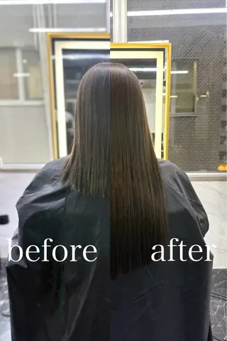 ロング カラー エクステ🩵ブリーチ 韓国ヘア🩵KAEのヘアスタイル