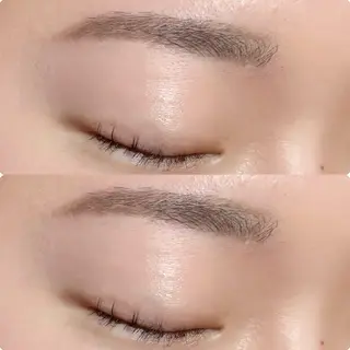 アイブロウ meguru／マツパ ／マツエク／束感のマツエク・マツパデザイン