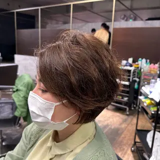 ショート パーマ ROBBY所属・土戸　空 /似合わせショートのヘアスタイル